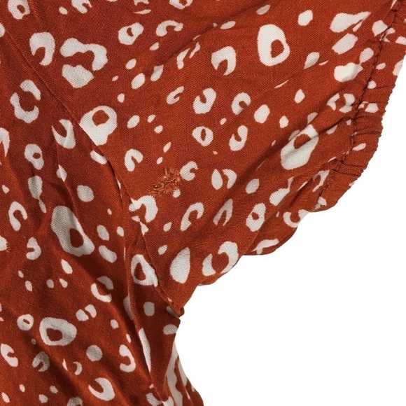 SHEIN CURVE 2 Tops Blouses Short Sleeve Leopard Babydoll 3XL Gingham Ruffle 2XL - Picture 15 of 16